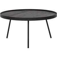 DTP Home Salontafel 'Saturnus' Teakhout, 60cm, kleur Zwart - thumbnail