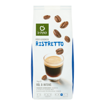 La Place Koffiebonen Ristretto 1kg bij Jumbo