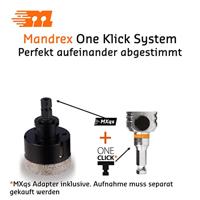 Diamant Gatzaag 102mm 35mm diep Mandrex DryXcut met Quick Adapter - thumbnail