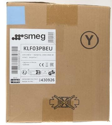 Smeg KLF03PBEU retro 50&apos;s style waterkoker, pastelblauw