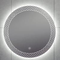 Badkamerspiegel Aqua Splash Madri Rond LED Verlichting Condensvrij 80 cm Aqua Splash - thumbnail