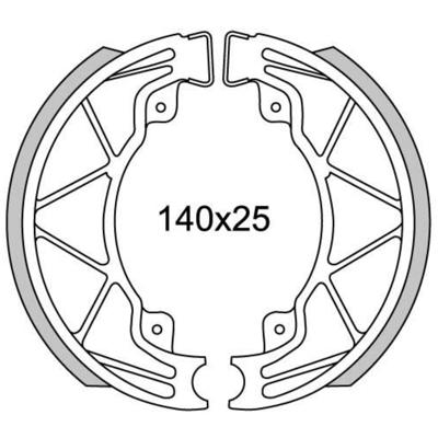 Newfren Remsegmentet GF0268 Runner, Hexagon-125/180
