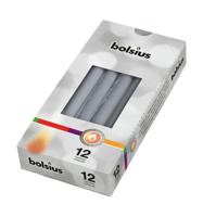 Bolsius gotische kaars 24.5cm zilver - thumbnail