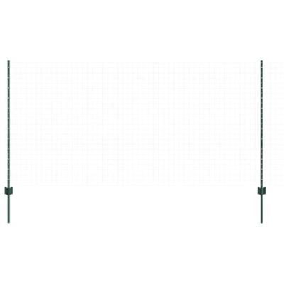 VidaXL Afrasteringspaal 22 pcs groen 160 cm staal