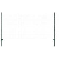 VidaXL Afrasteringspaal 11 pcs groen 120 cm staal - thumbnail