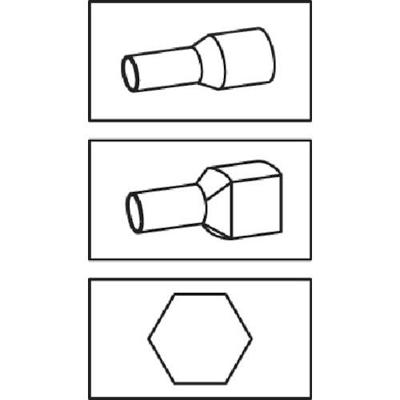 Klauke K306K K306K Perstang Adereindhulzen, Tweelings-adereindhulzen 0.08 tot 16 mm²