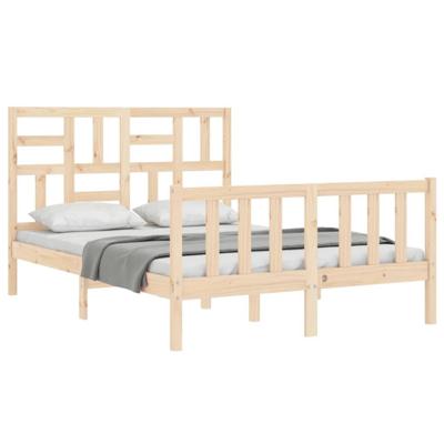 Bedframe zonder matras massief grenenhout 140x200 cm