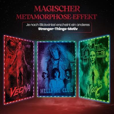 Clementoni Stranger Things Metamorphic Art Collection puzzel Vecna's Curse - 520 stukjes