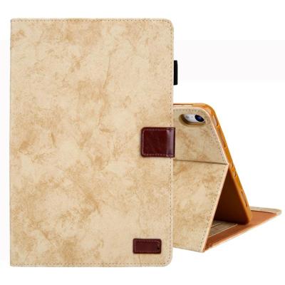 Voor iPad Pro 11 inch (2018) Business stijl horizontale Flip lederen draagtas met houder & kaartsleuf & fotolijstjes & slaap/Wake-up functie (geel)