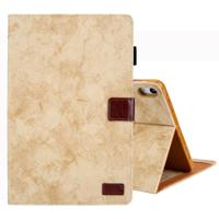 Voor iPad Pro 11 inch (2018) Business stijl horizontale Flip lederen draagtas met houder & kaartsleuf & fotolijstjes & slaap/Wake-up functie (geel) - thumbnail