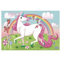 Clementoni brilliant puzzel eenhoorn, 2x20st. - thumbnail