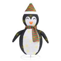 VidaXL Kerstpinguïn decoratief led 120 cm luxe stof - thumbnail