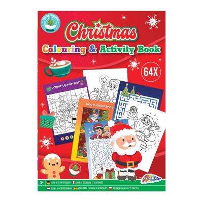 Grafix Kerst kleur- en activiteitenboek a4