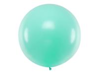 Mega ballon Pastel Mint - 1m - thumbnail