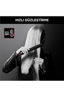 Stijltang Rowenta SF321L Zwart/Rood - thumbnail