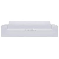 Vierzitsbankhoes stretch polyester jersey wit - thumbnail