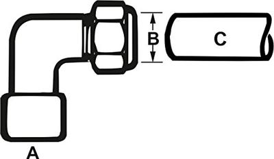 Cornat Klemkoppeling/Ch Knie 3/8Vx10Mm - TEC582004
