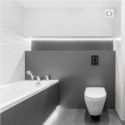 Enzo Orno badkamer - toilet ventilator wit 100mm + timer en sensor - 8611020