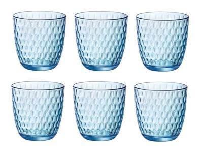 Bormioli Glazen Slot Blauw 290 ml - 6 Stuks Bormioli Glazen Slot Blauw 290 ml - 6 Stuks