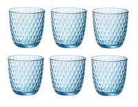 Bormioli Glazen Slot Blauw 290 ml - 6 Stuks - thumbnail