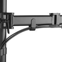 One For All Smart Single black Monitor-tafelbeugel 33 cm (13) - 81,3 cm (32) Zwart In hoogte verstelbaar, Roteerbaar, Zwenkbaar - thumbnail