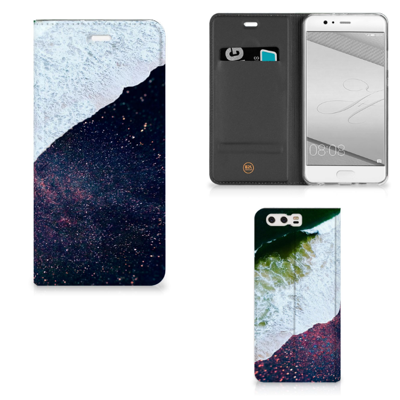 Huawei P10 Plus Stand Case Sea in Space Huawei P10 Plus Stand Case Sea in Space