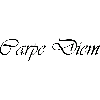 Carpe Diem - Muursticker - thumbnail