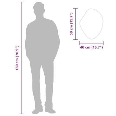 VidaXL Wandspiegel 50x40 cm goudkleurig VidaXL Wandspiegel 50x40 cm goudkleurig