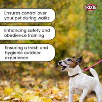 Hondenriem Trixie New Premium Fuchsia XS/S - thumbnail