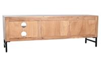 Tv-meubel Home ESPRIT Bruin Zwart Metaal Acacia 145 x 40 x 52 cm - thumbnail