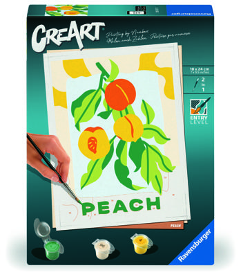Ravensburger creart schilderen op nummer - perzik Ravensburger creart schilderen op nummer - perzik
