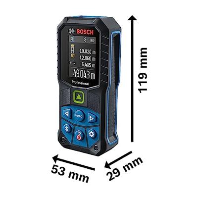 Bosch Professional GLM 50-27 CG Laserafstandsmeter Bluetooth, Documentatie-app, Statiefadapter 6.3 mm (1/4 inch) 50 m
