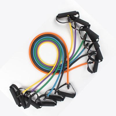 Fitness oefening weerstand Bands Stretch elastisch touw Workout Yoga Rally Muscle Training oefening touw grootte: 6 * 9 * 1200mm willekeurige kleur