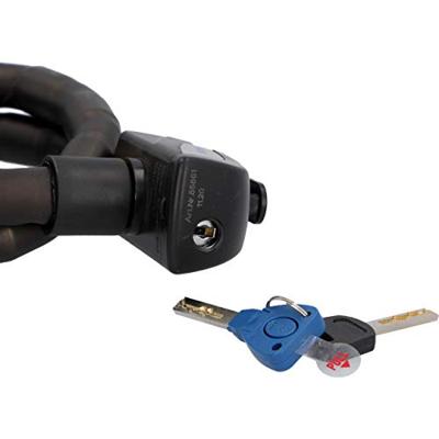 FISCHER FAHRRAD 85861 Gepantserd kettingslot Zwart Sleutelslot