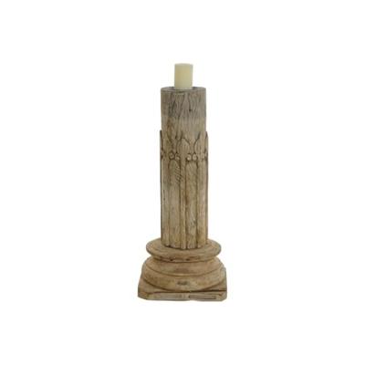 Decoratieve figuren Home ESPRIT Bruin Kolom 30 x 30 x 75 cm - thumbnail