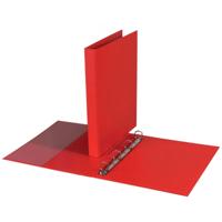 Ringband Quantore A4 4-rings D-mech 20mm PP rood - thumbnail