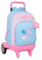 Schoolrugzak met Wielen BlackFit8 Smile Blauw Roze 33 x 45 x 22 cm - thumbnail