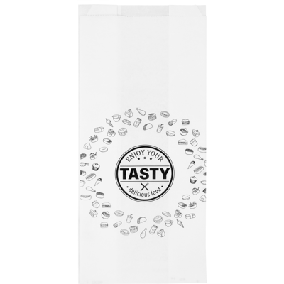 Zak | Snackzak | Ersatzpapier | Nr. 29 | 3 pond | 16/ 5x38cm | TASTY | wit | 5 kg
