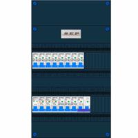 SEP 11 groepenkast 11 installatieautomaat 16A 30mA + kookgroep B16 3 aardlek CHB24 230V 1 fase - thumbnail