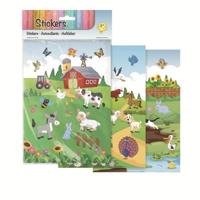 Stickers A5 Boerderij 3 Vellen - thumbnail