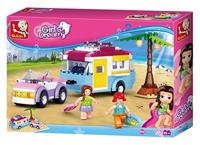 Sluban Beach Holiday (Girl's Dream) bouwstenen set (M38-B0606) - thumbnail