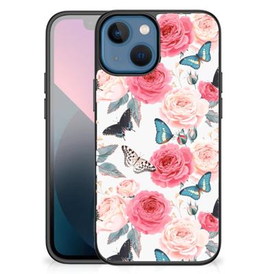 Apple iPhone 13 mini Bloemen Hoesje Butterfly Roses