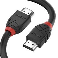 LINDY 36474 HDMI-kabel HDMI Aansluitkabel HDMI-A-stekker, HDMI-A-stekker 5.00 m Zwart 4K UHD - thumbnail