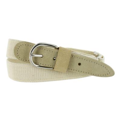 Oxxy elastische verstelbare riem off white