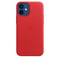Apple Leather MagSafe Case iPhone 12 Mini Red - thumbnail