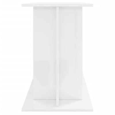 Aquariumstandaard 120x40x60 cm bewerkt hout hoogglans wit
