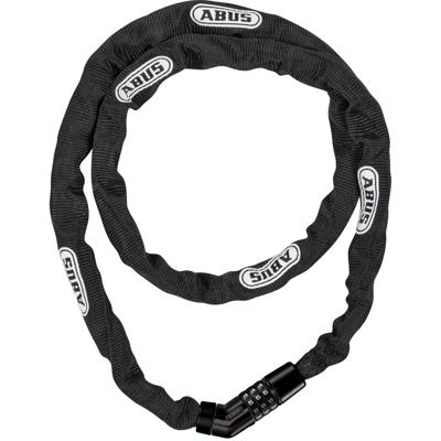 Abus cijfer kettingslot 4804c/75 zwart 110cm - thumbnail