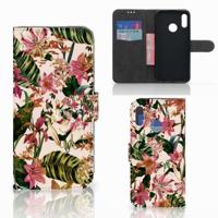Honor 10 Lite Hoesje Flowers - thumbnail