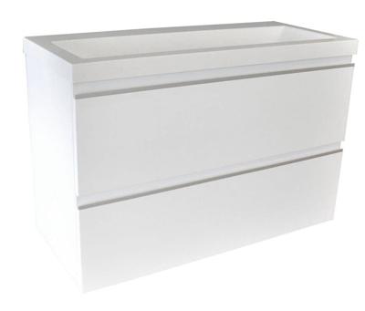 Wiesbaden onderkast 80 cmx36 cm zo.wastafel wit