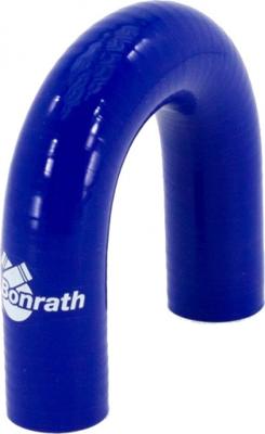 Bonrath siliconen slang Ø32 mm 50 mm 180° blauw